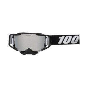 100% Armega Replica Goggles With Box Blk.F Blk.N Silver Tint