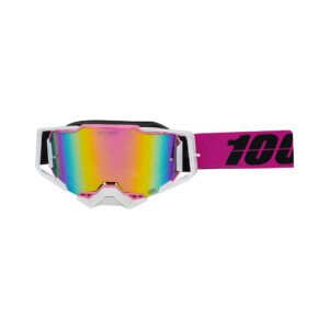 100% Armega Replica Goggles With Box Pink White F Pink.N Pink Blu Tint