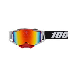 100% Armega Replica Goggles With Box Red Grey.F Red.N Red Blu Tint