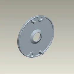 Magnet Coil Plate (aluminium) Plate Oil Separate All 100-cc Kick Model