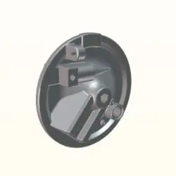 Brake Shoe Plates (brake Hub Plate) Panel Sub Comp.fr.brk. Achiever (2005 1st Model)