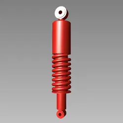 Hero Rear Shocker Assy Cushion Assy Rr(cbr R-
195c) Splendor Pro Old (cherry Red Colour Colour)