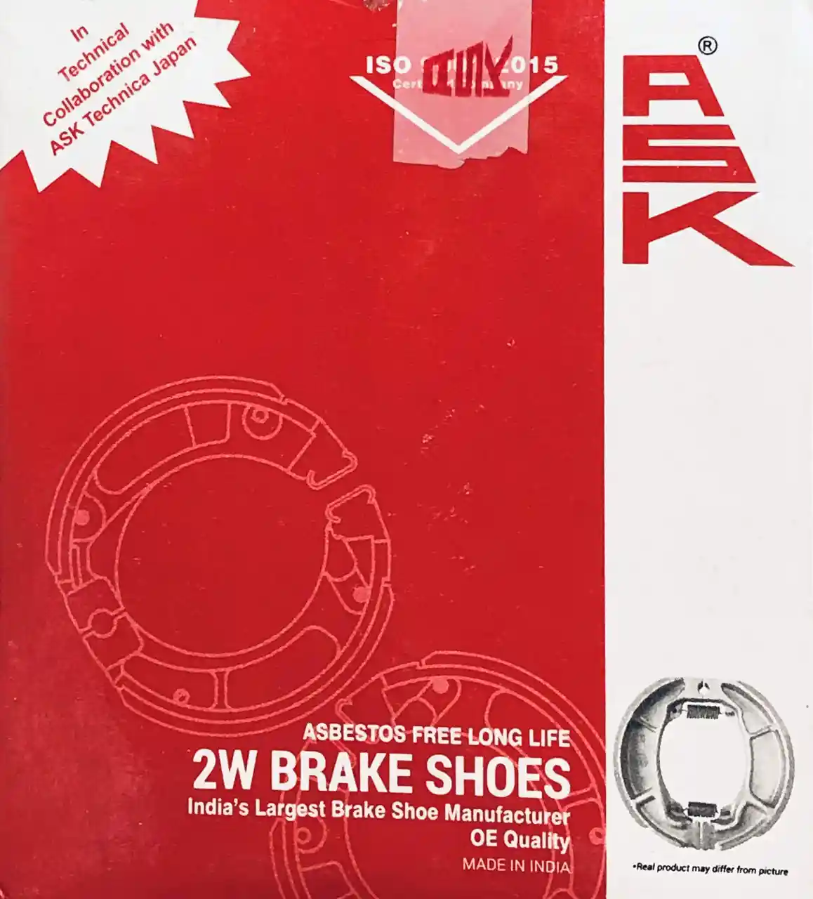 Brake Shoe/ask/na/bs/00001/hero Honda Super Splendor