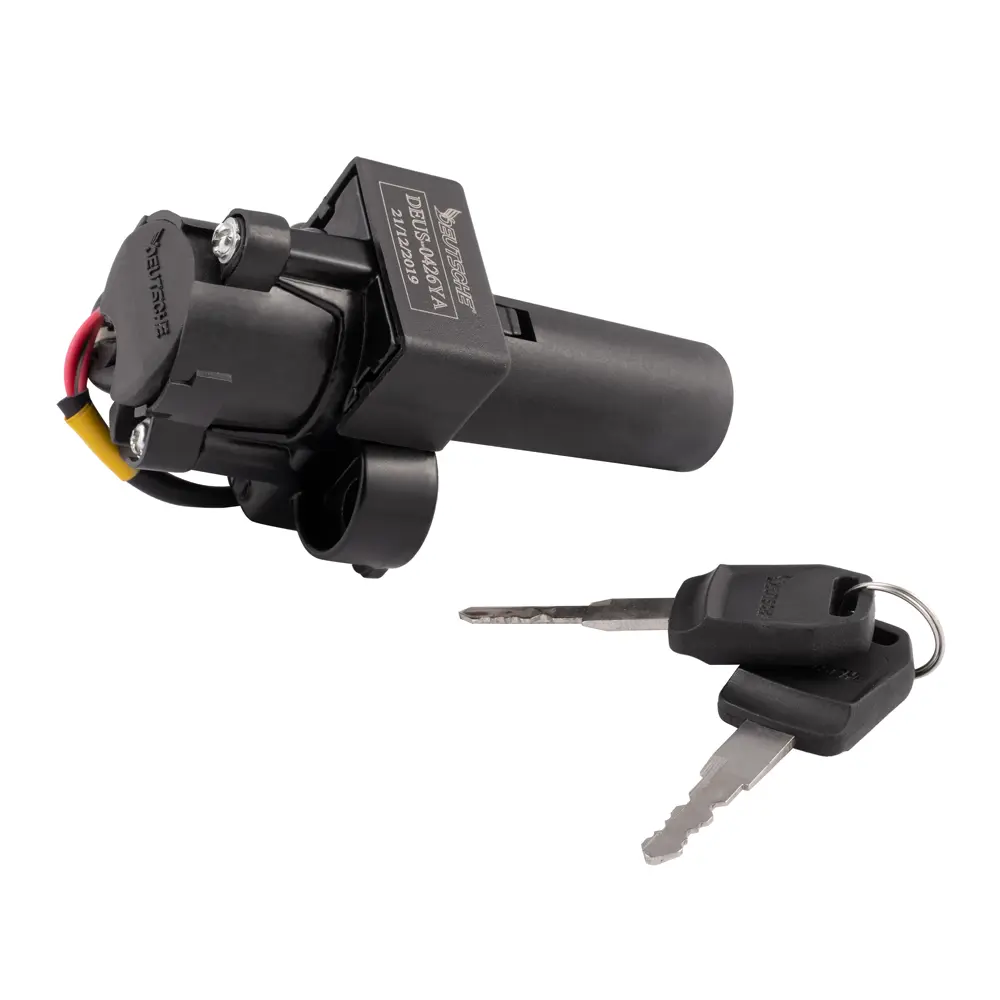 Ignition Cum Steering Lock For Hero Glamour Fi Es (2009 To 2010 Model) (2 Wires) - Image 2