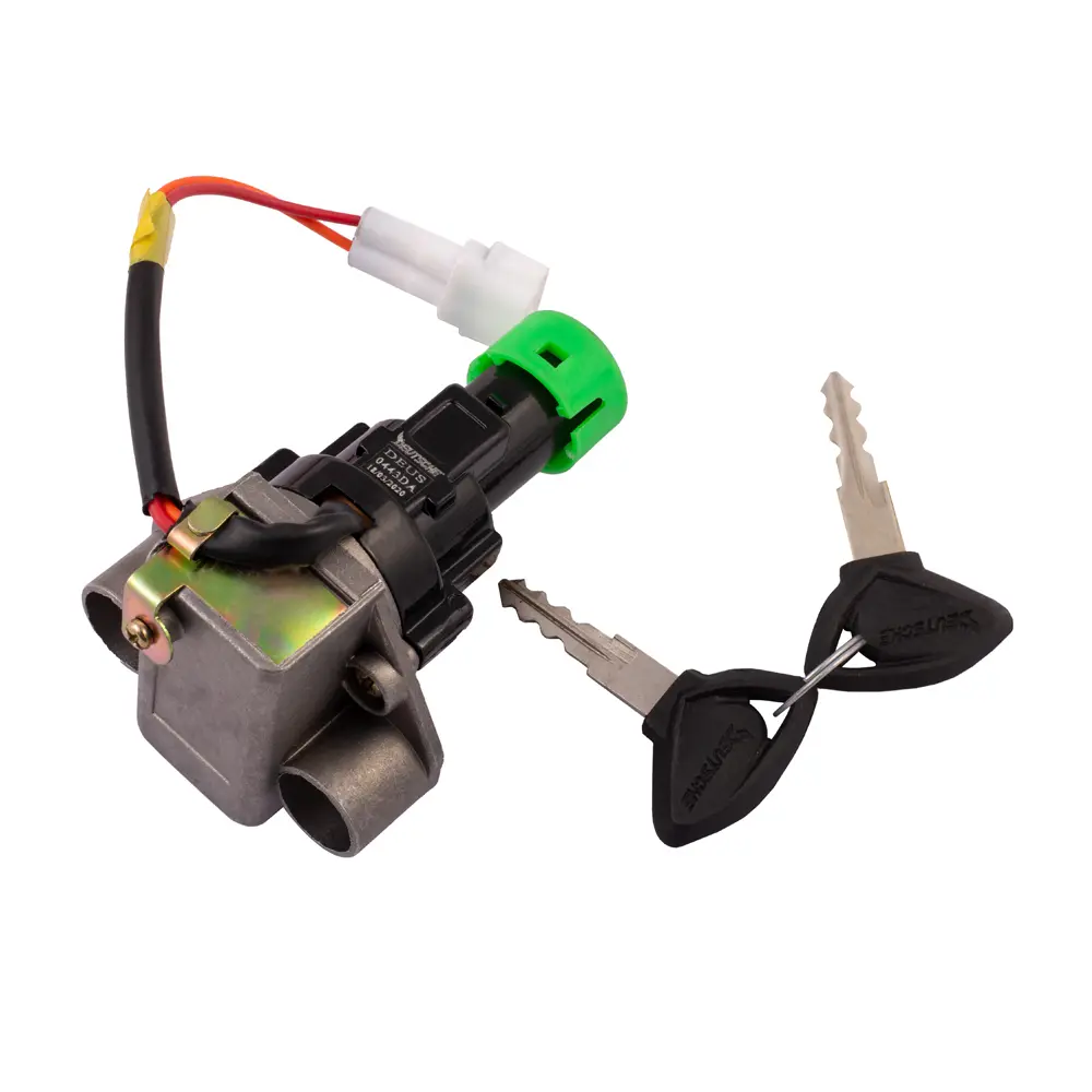 Ignition Cum Steering Lock For Tvs Apache 160 Rtr Fi (2 Wires) - Image 2