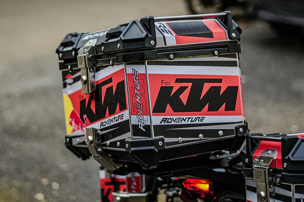LGP Premium Aluminium KTM Graphics Top Box 45 ltrs - Image 9