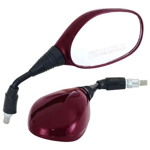 Rear View Mirror Fit For Hero Glamour Red Lh (1 Pc)
