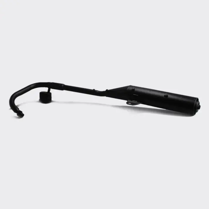 Bajaj Silencer Assy (w/conaertor) (blk) Platina - Image 2