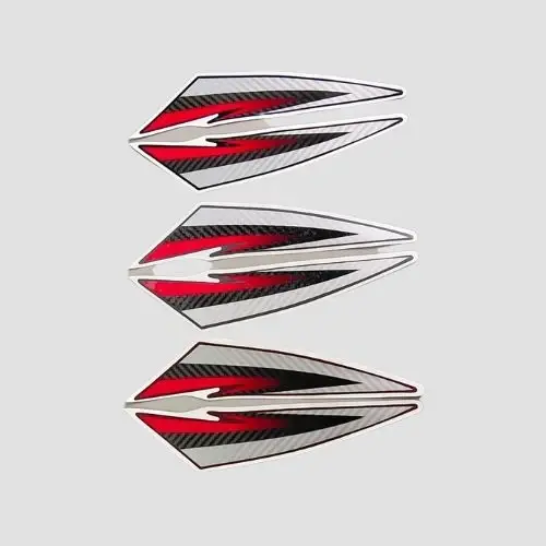 Honda Stckr H.l.firing Shine T9 Rebel Red