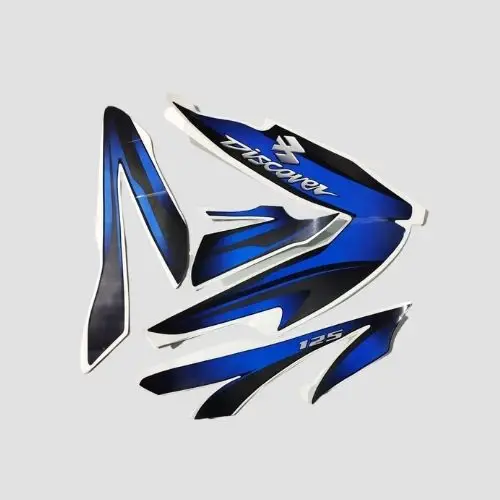 Stckr Set Discover 125 H2 Blk/blue