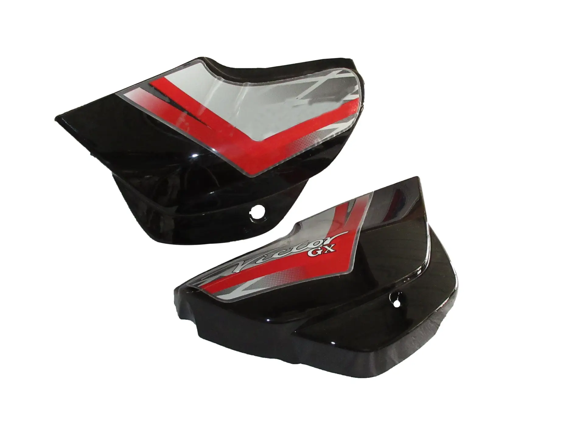 Side Panel/cover-tvs Victor Gx Black (red Stk)
