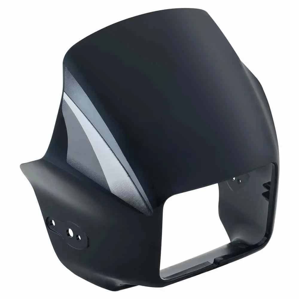 Head Light Visor/mask-hero Splendor Pro Black (grey Stk)