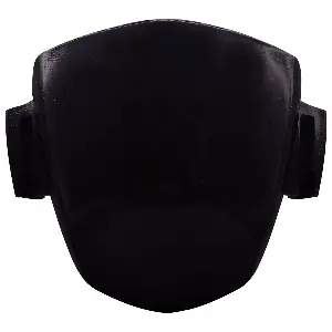TVS Exv00b Plastic Windscreen Visor Compatible With Apache Beast Front Fairing Windshield Baffle Wind Deflector (black)