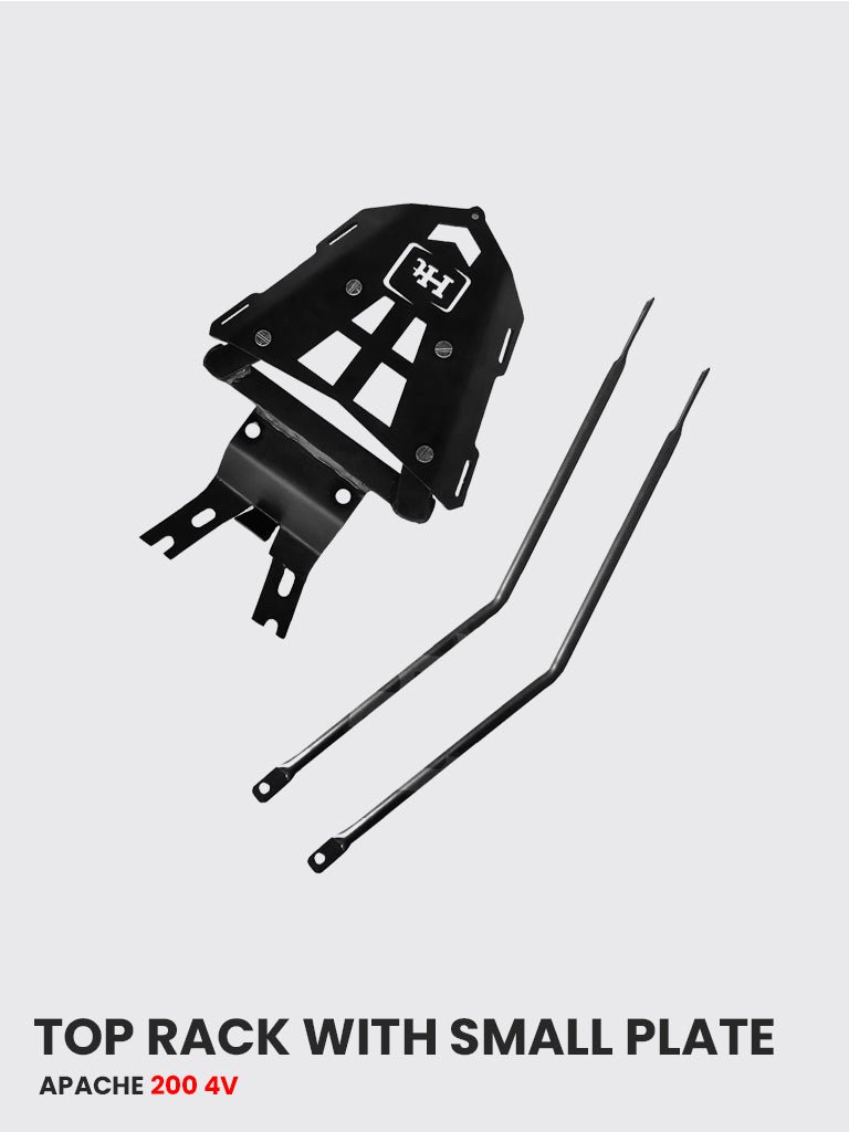 Apache RTR 200 4v TOP RACK With Small Plate SBTVS 104-SMALL