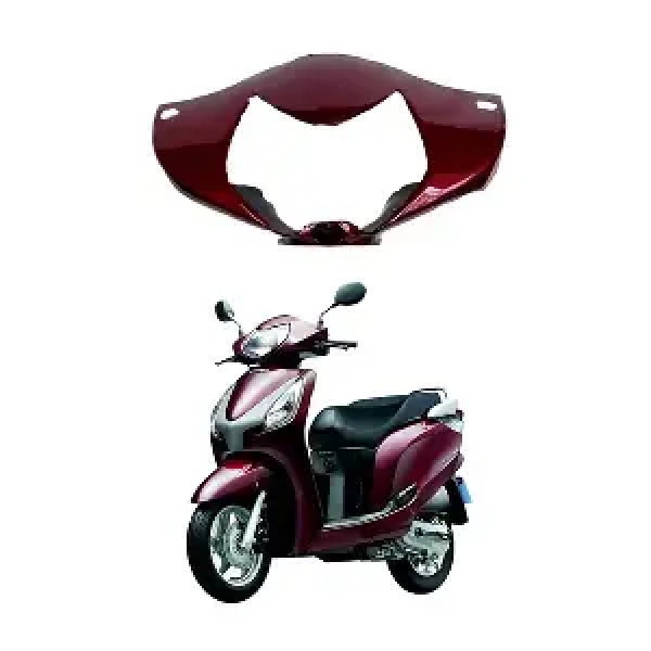 Aviator Headlight Visor (maroon)