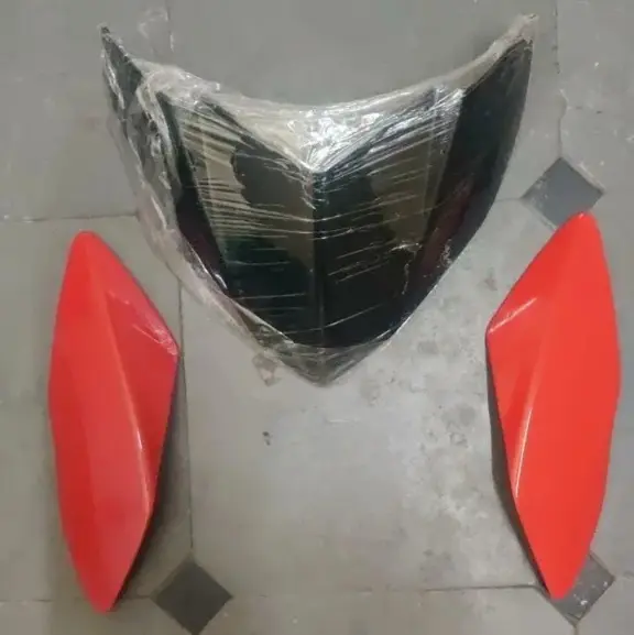 Bajaj Pulsar 135cc Red Headlight Visor, Fairing, Mask