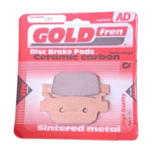 Benelli imperial 400 rear disc pad gold fren
