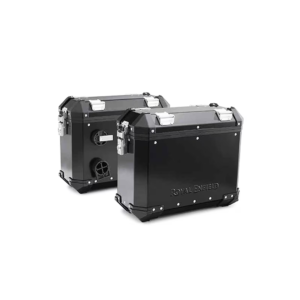 Black Adventure Panniers For Royal Enfield Scram 440 | Himalayan | Himalayan 450 | Scram 411 | Accessories