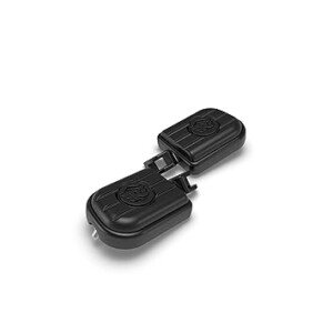 Black Deluxe Footpegs For Royal Enfield Goan Classic | Meteor 350 | Classic 350 | All New Bullet 350 | Accessories