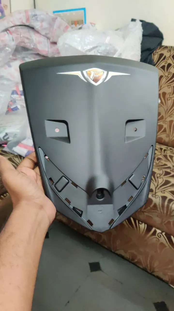 Black Front Nose For Yamaha Fascino