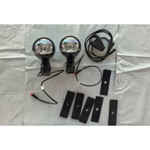 Black Led Fog Lights For Royal Enfield Classic 650 | Classic 350 | Goan Classic | Bullet 350 | Meteor 350 | Super Meteor 650 | Shotgun 650 | Accessories