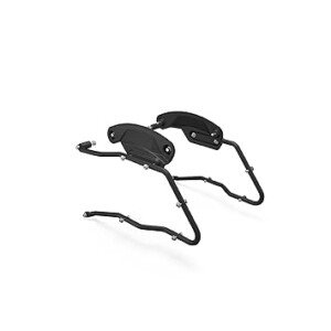 Black Long Haul Pannier Rails For Royal Enfield Super Meteor 650 | Accessories