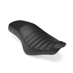 Black Low Ride Dual Seat For Royal Enfield All New Bullet 350 | Accessories