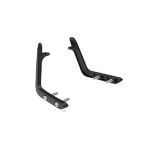Black Passenger Backrest Mounts For Royal Enfield All New Bullet 350 | Accessories