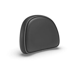 Black Passenger Backrest Pad For Royal Enfield Meteor 350 | Accessories