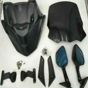 Black Windshield Visor for Suzuki Burgman Street 125 – Royal Design