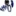 Blue Full Body Kit For Bajaj Ct 100 U36