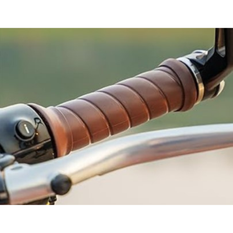 Brown Handlebar Grips For Royal Enfield Goan Classic | Classic 350 | Bullet 350 | Accessories
