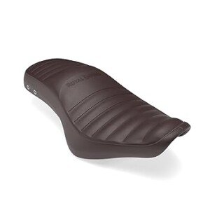 Brown Low Ride Dual Seat For Royal Enfield All New Bullet 350 | Accessories