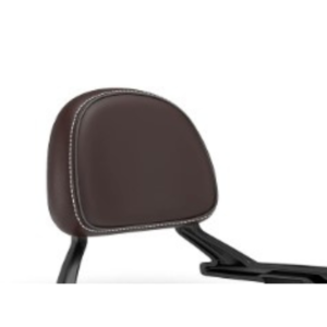 Brown Passenger Backrest Pad For Royal Enfield Meteor 350 | Accessories
