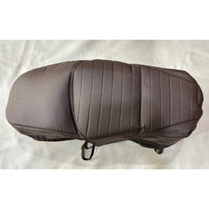 Brown Pleated Seat Cover For Royal Enfield Hunter 350 | Accessories