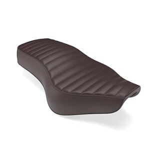 Brown Pleated Seat Covers For Royal Enfield All New Bullet 350 | Accessories