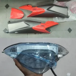 Parts on Bike