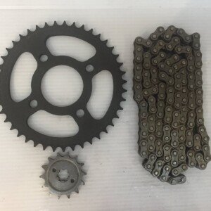 Parts on Bike