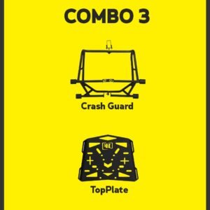 COMBO 3 V STROM SX 250 Crash Guard + Top plate – HT EXHAUST