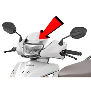 Cover Front Handle Pearl Precious White For Honda Activa 125