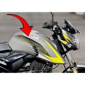 Cover Fuel Tank Outer Right Tapeset Titanium Grey For TVS Apache RTR 200 4V