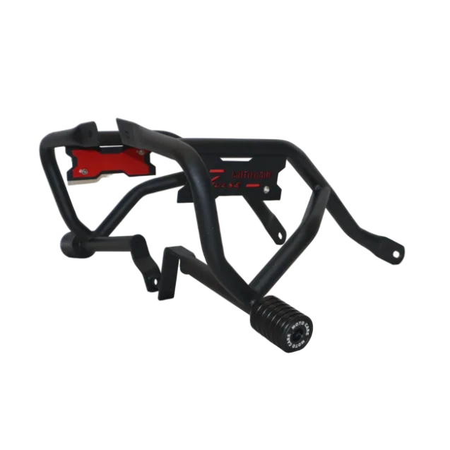 CRASH GAURD WITH DUAL SLIDERS AND NAME FOR XPULSE