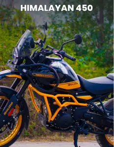 CRASH GUARD for HIMALAYAN 450 YELLOW – HM 401 / Ht Exhaust