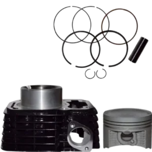 Cylinder Block Piston Kit Compatible For Honda Shine Black Genuine