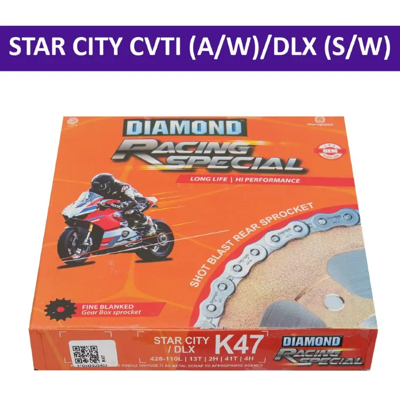 Diamond Chain Kit For Star City Cvti (a/w), Star City Dlx (s/w) - Image 2