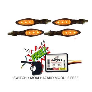 Duke Indicator 2 Pair ( Hazard Module + Switch Free)