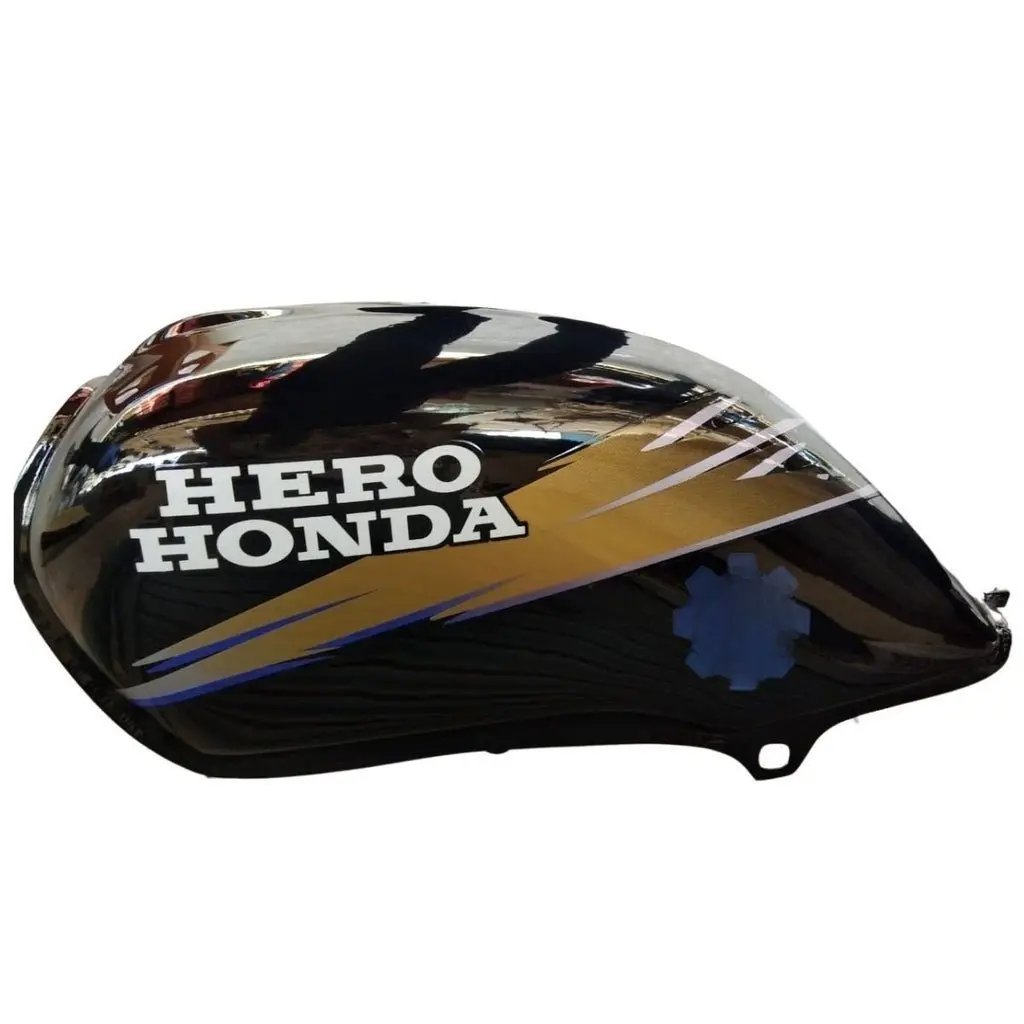 Petrol Tank For Hero Passion Old Model (black/golden)