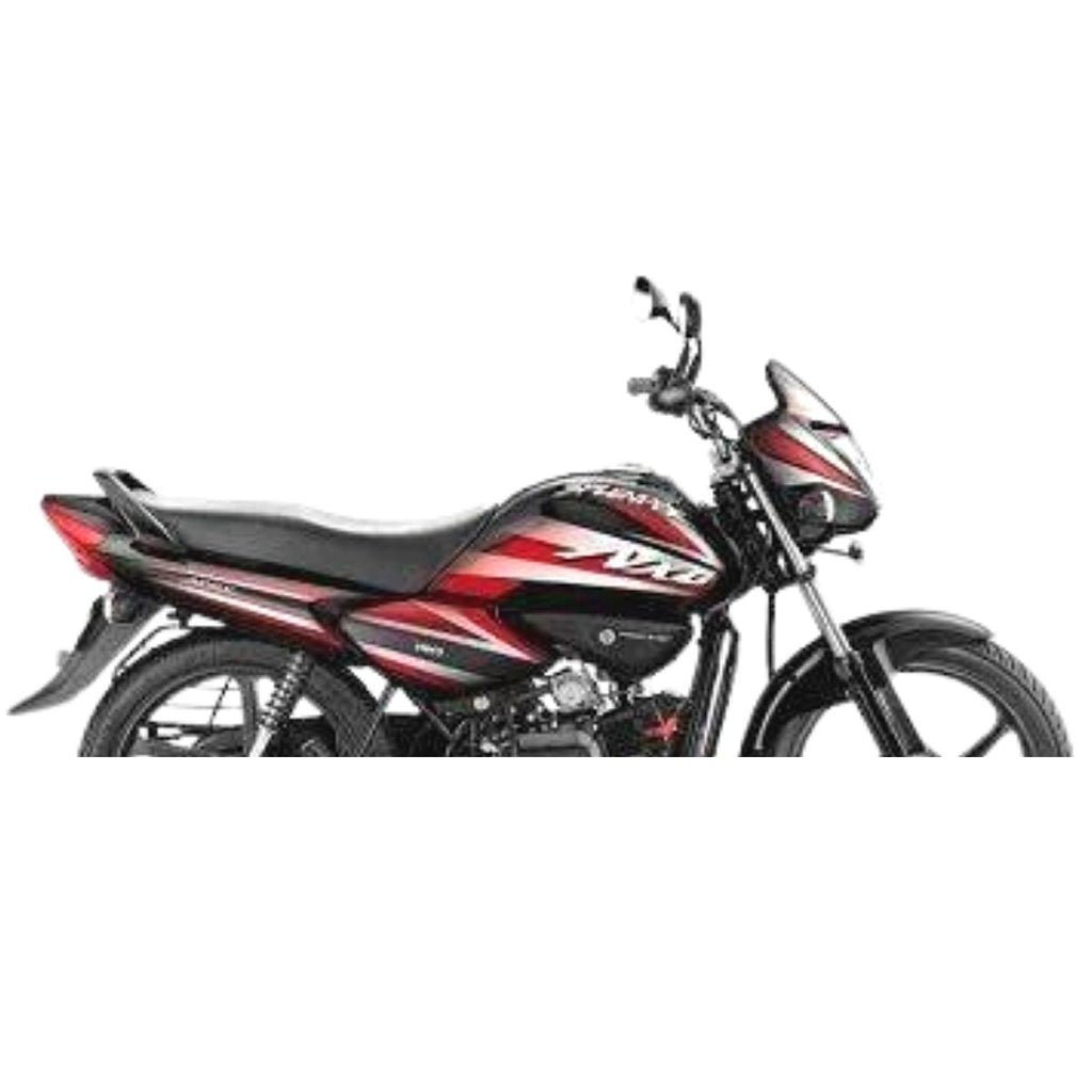 Petrol Tank For Hero Splendor Nxg | Black & Red | 2013-2014 Model | Type 4