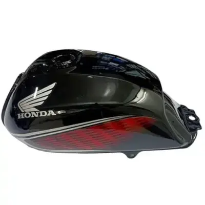 Ensons Petrol Tank for Honda Dream Neo (2013 - 2016) | Black & Red