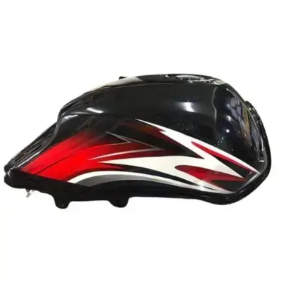 Ensons Petrol Tank for Honda Dream Yuga Type 3 | Black & Red